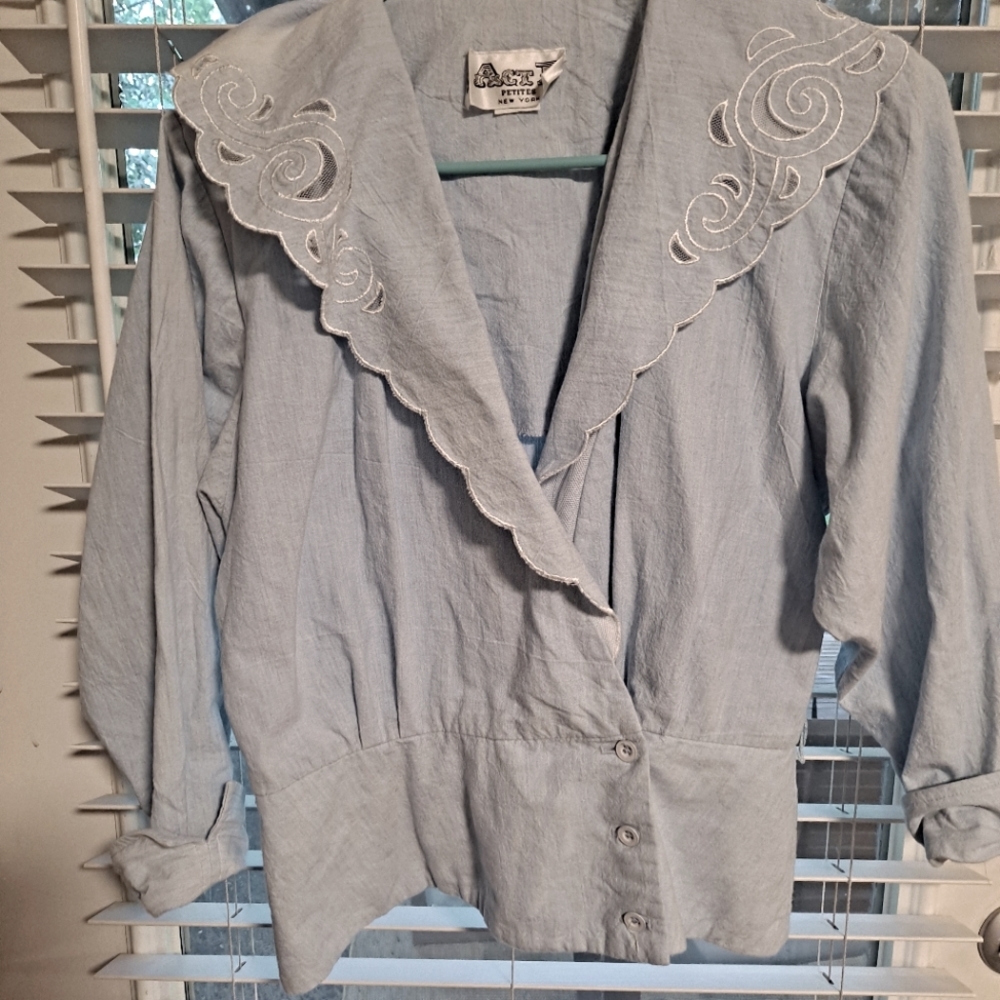 Vintage Linen Blouse